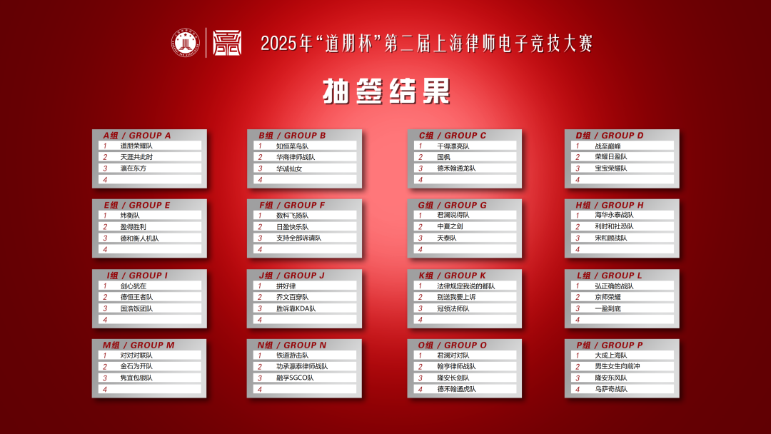 道听丨时隔五年再启航！“道朋杯” 第二届上海律师电竞大赛领队会议暨抽签仪式顺利举办(图10)